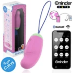 Uovo In Silicone Vibrante-Rotante A 360° Per Amare Il Piacere - App Globale Gratuita - Oninder Cute