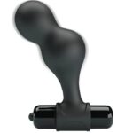 Plug Anale Vibratore In Silicone Nero - Mr Play - immagine 2