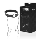 Anello Gag Con Morsetti Per Capezzoli - Fetish Submissive - immagine 2
