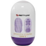 Uovo Masturbatore Cupido A Strisce Lisce - Pretty Love - immagine 3