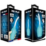 Doccia Anale In Gomma Blu Pera - Mr Play - immagine 8