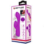 Vibratore Ricaricabile Gloria Rabbit-Viola Impermeabile - Pretty Love - immagine 11