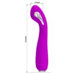 Vibratore Elettroshock Ricaricabile Hector Impermeabile Viola - Pretty Love - immagine 5