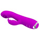 Vibratore Ricaricabile Rachel Con Ventosa Viola - Pretty Love - immagine 3