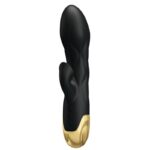 Vibratore Di Lusso Nero Ricaricabile Placcato In Oro - Pretty Love