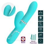 Vibratore Multifunzione G-Spot Verde Acqua - Pretty Love - immagine 3