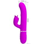 Vibratore Coniglio Con Licing Fucsia - Pretty Love - immagine 2