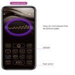 App Jayleen Vibrator Telecomando Viola - Pretty Love - immagine 17