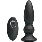 Potente Vibratore Telecomando Plug Anale Nero - Mr Play - immagine 2