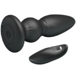 Potente Vibratore Telecomando Plug Anale Nero - Mr Play - immagine 3