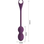 App Elvira Kegel Balls Telecomando Viola - Pretty Love - immagine 4