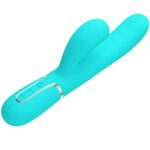 Vibratore Multifunzione Perlita 3 In 1 G-Spot Verde Acqua - Pretty Love - immagine 3