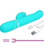 Vibratore Multifunzione Perlita 3 In 1 G-Spot Verde Acqua - Pretty Love - immagine 9