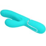 Vibratore Multifunzione Perlita 3 In 1 G-Spot Verde Acqua - Pretty Love - immagine 5