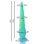 Dildo Fluorescente Con Tentacoli Sottili Di Scylla Dimensioni Grandi - Epic - immagine 2
