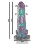 Dildo Basilisco Doppio Piacere Scamuto Grande Taglia - Epic - immagine 2