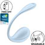 Stimolatore Punto G Petale Liscio Sky Blue App Gratuita - Satisfyer