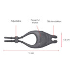 Anello Vibratore Regolabile Ricaricabile Pampa Con Stimolatore Clitoride 10 Velocit? - App Gratuita - Oninder - immagine 4