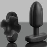 Tartarus Plug Anale Quadripolare In Silicone Nero - Electrastim - immagine 7