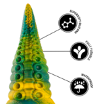 Dildo Tentacolo Verde Cetus Di Grandi Dimensioni - Epic - immagine 7