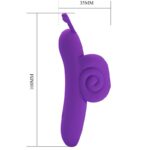 Snail Potente Stimolatore Delle Dita Viola - Pretty Love - immagine 5