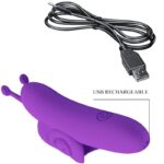 Snail Potente Stimolatore Delle Dita Viola - Pretty Love - immagine 7