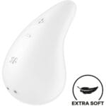 Dew Drop Vibratore Lay-On Bianco - Satisfyer