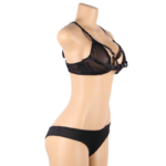 Set Due Pezzi Di Reggiseno Trasparente E Strisce S/M - Subblime - immagine 7