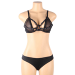 Set Due Pezzi Di Reggiseno Trasparente E Strisce S/M - Subblime - immagine 9