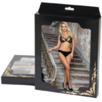 Set Due Pezzi Di Reggiseno Trasparente E Strisce S/M - Subblime - immagine 12
