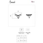 Nomade Tanga Crotchless Nero - Livco Corsetti Fashion - immagine 7