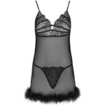 Zerunam Set Babydoll + Tanga Nero - Livco Corsetti Fashion - immagine 3