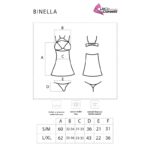 Binella Set Babydoll + Tanga Nero - Livco Corsetti Fashion - immagine 5