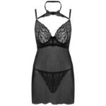 Binella Set Babydoll + Tanga Nero - Livco Corsetti Fashion - immagine 3