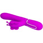 Vibratore Multifunzione Rabbit 4 In 1 Farfalla Fucsia - Pretty Love - immagine 6