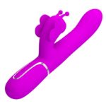 Vibratore Multifunzione Rabbit 4 In 1 Farfalla Fucsia - Pretty Love - immagine 3