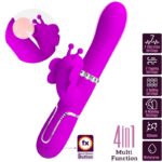 Vibratore Multifunzione Rabbit 4 In 1 Farfalla Fucsia - Pretty Love - immagine 10