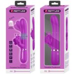 Vibratore Multifunzione Rabbit 4 In 1 Farfalla Fucsia - Pretty Love - immagine 11