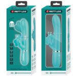 Vibratore Multifunzione Rabbit 4 In 1 Farfalla Verde Acqua - Pretty Love - immagine 11