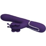 Vibratore Multifunzione Rabbit 4 In 1 Farfalla Viola - Pretty Love - immagine 6