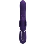 Vibratore Multifunzione Rabbit 4 In 1 Farfalla Viola - Pretty Love - immagine 2