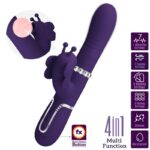 Vibratore Multifunzione Rabbit 4 In 1 Farfalla Viola - Pretty Love - immagine 10