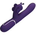 Vibratore Multifunzione Rabbit 4 In 1 Farfalla Viola - Pretty Love - immagine 3