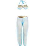 Set De Lenceria India Style Blu S/M - Subblime - immagine 4