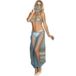 Set De Lenceria India Style Blu S/M - Subblime