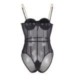 Body Tirantas Cadena Nero S/M - Subblime - immagine 6