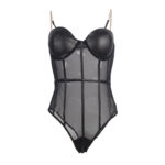 Body Tirantas Cadena Nero S/M - Subblime - immagine 5