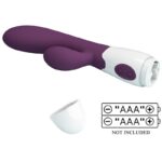Alvis Vibratore Rabbit E Punto G Viola - Pretty Love - immagine 9