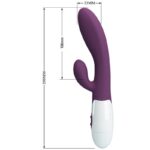Alvis Vibratore Rabbit E Punto G Viola - Pretty Love - immagine 7