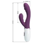 Andre Vibratore Rabbit E Stimolatore Punto G Viola - Pretty Love - immagine 7